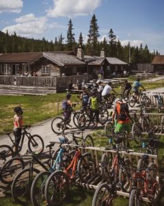 Knettsetra sommer sykkel